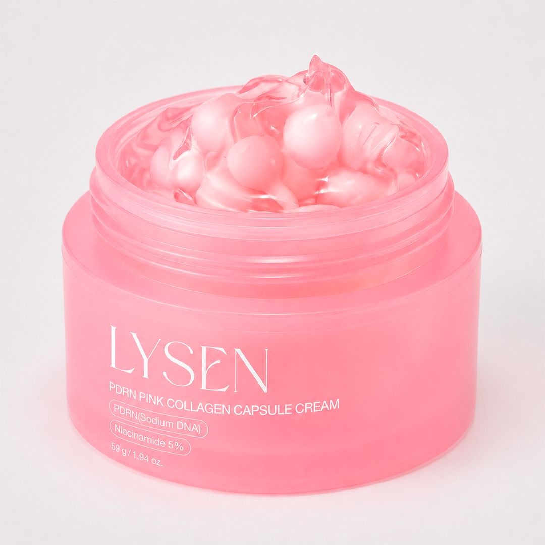 Pink Collagen Capsule Cream PDRN Dual-Texture Brightening
