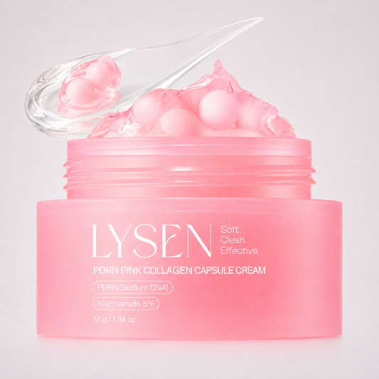 Pink Collagen Capsule Cream PDRN Dual-Texture Brightening
