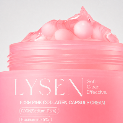 Pink Collagen Capsule Cream PDRN Dual-Texture Brightening