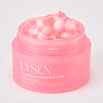 Pink Collagen Capsule Cream PDRN Dual-Texture Brightening